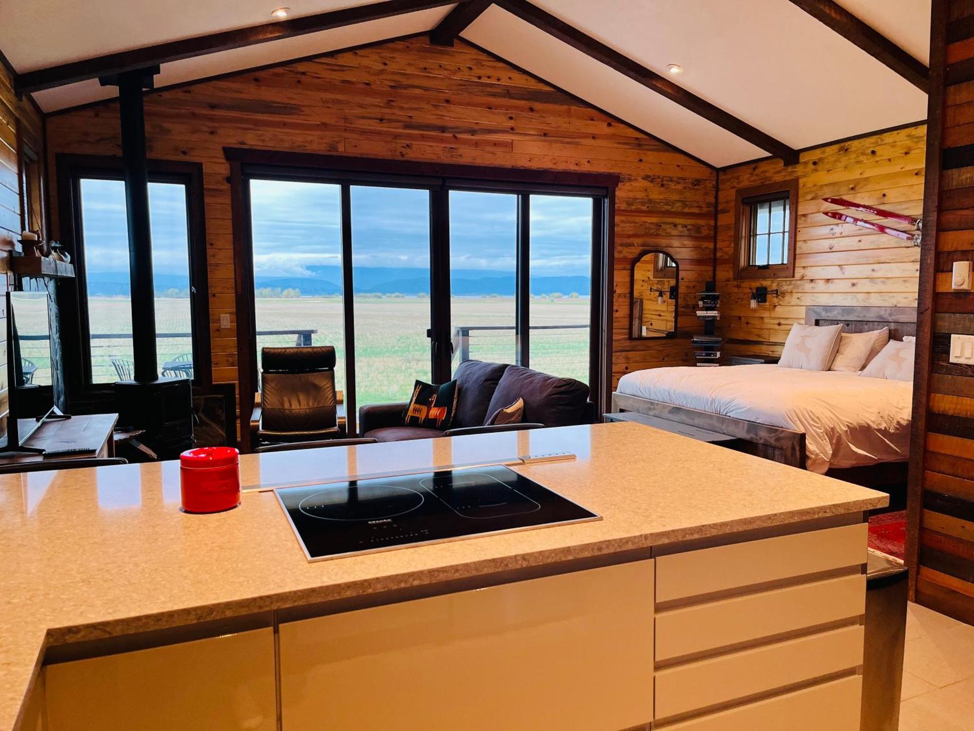 New Cabin With Spectacular Views Of Flathead Lake. Somers Exterior foto