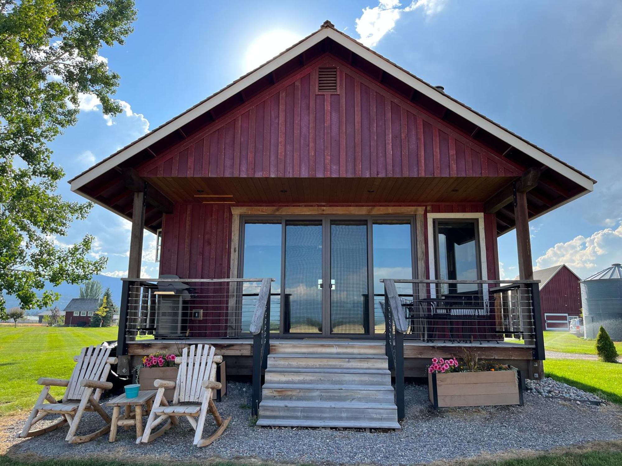 New Cabin With Spectacular Views Of Flathead Lake. Somers Exterior foto